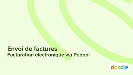 Facturation électronique via Peppol — Envoi de factures