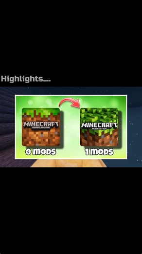 pocket to java 😱 #minecraft