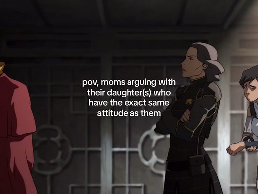 ik korra and lin arent mom and daughter! i just thought this was silly #fyp #foryou #foryoupage #abcxyz #xybca #legendsofkorra #korra ##linbeifong #momdaughter #momdaughterduo #🎀