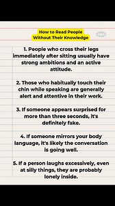 How to Read Minds Using Body Language and Psychology Tricks | motivationalfact