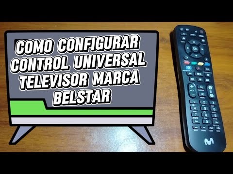 BELSTAR TV code. Universal remote control.