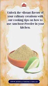 Cooking Tips: How to Use Amchoor Powder in Your Kitchen ‪@IndiaAtHomeStore‬