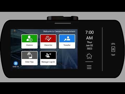 Clocking In and Out of In Touch DX Timeclock