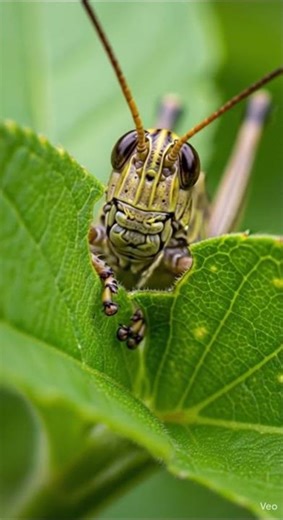 POV: Life as a Grasshopper in the Wild 😳🦗