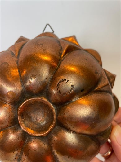 Old Small Copper Cake Tin | Country Kitchen Decor - Etsy