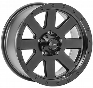 TACTIK  T-741 Wheel in Matte Black  for 07-22 Jeep Wrangler JL, JK & Gladiator JT