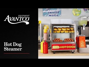 Avantco Hot Dog Steamer