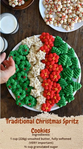 Traditional Buttery Spritz Cookies | Cakecrafted Recipes