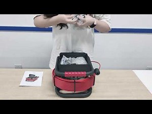 Sewer Pipe Inspection Camera, 16GB Card DVR IP68 17MM Pipeline Industrial Endoscope 4.3 Monitor