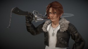 Squall Leonhart - Final Fantasy VIII Fanart - 3D model by Dylan Durupt (@soruman)
