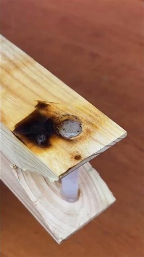 wood-wrapped stick glue process #shortvideo