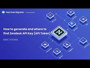Zendesk Tutorial - How to generate and where to find Zendesk API Key (API Token)