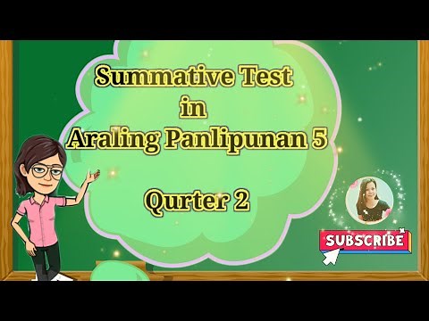 Summative Test- Araling Panlipunan 5 Quarter 2