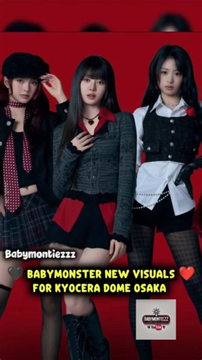 BABYMONSTER New Visual for KYOCERA DOME OSAKA 😍 #BABYMONSTER #베이비몬스터 #baemon #monstiez #kpop #shorts