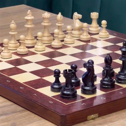 Wooden chess set goals right here #chess #aesthetic #luxury