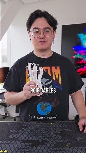 Need colored PSU cables? We got you 🤝 #corsair #pcbuild #cablemanagement