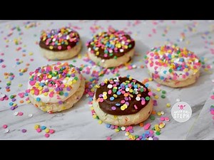 BIRTHDAY CAKE SUGAR COOKIES || Soft Sugar Cookies