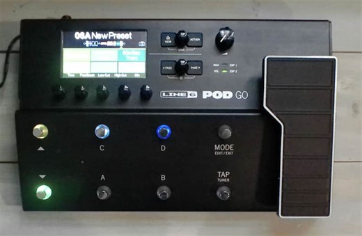 Line 6 POD GO Multi-Effect and Amp Modeler 2020 - Present - Black | Reverb