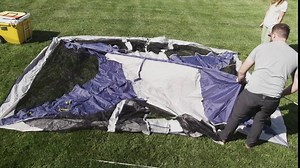 Sierra Designs Magnetic Door 14' x 10' Screenhouse - Blue/Gray