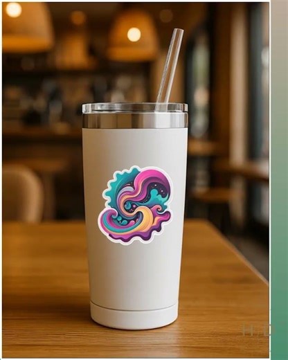 Psychedelic Muse: Abstract Dreams Edition Vinyl Sticker