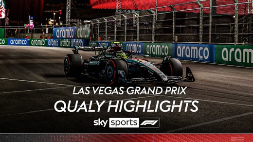Las Vegas GP Qualifying: George Russell takes pole for Mercedes as Max Verstappen edges out Lando Norris