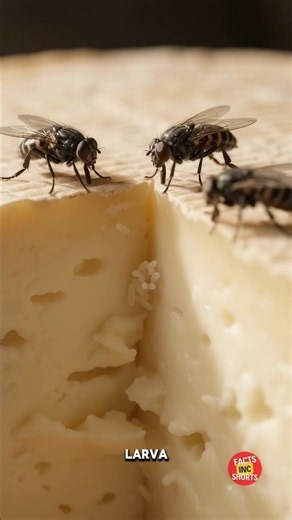 The Italian Cheese Made With Live Maggots 😱 #facts