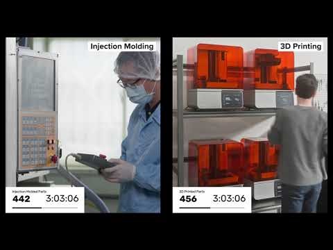 Form 4 対 射出成形 スピードレース