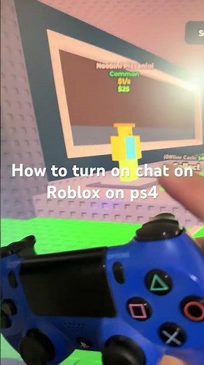 How to turn on chat on Roblox on ps4