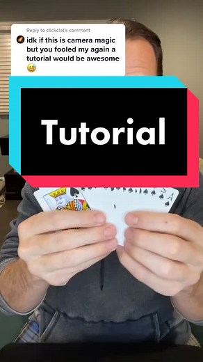 Reply to @clickclat magic tutorial #cardtricktutorial