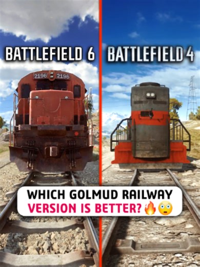 13 Years Difference - BF6 VS BF4 Golmud Railway Map Comparison 🔥 #battlefield6 #battlefield #battlefield4 #gamingclips #comparison #bf6