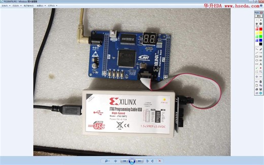 如何使用XILINX JTAG SMT2下载器烧写XC9500XL或9572芯片视频教程