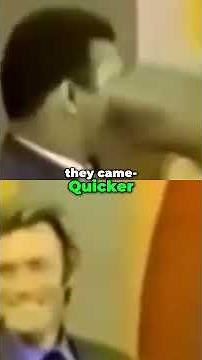 Muhammad Ali Spars With Clint Eastwood Comparing Legends with Today's Fighters #shorts