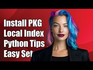 How do install packages from a local python package index?