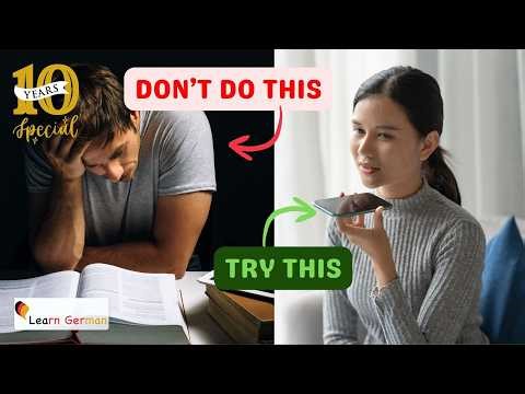 DON'T Study German: Do This for 10 Minutes a Day Instead | Learn German