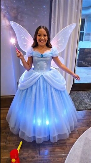 Alisia became a real fairy