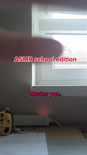 ASMR school edition #fyp #asmrsounds #asmrtiktoks #asmr #trigger