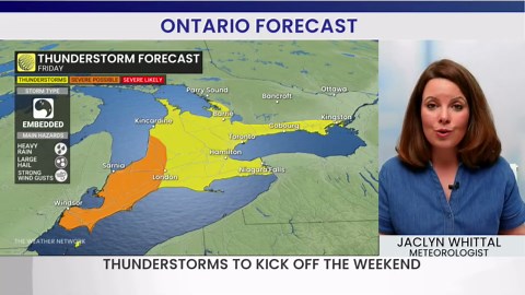 Severe weather for Ontario to kick off the weekend