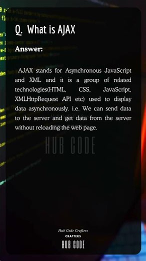 “AJAX Explained in Seconds! 💻⚡” #frontendcourse #coding #frontend #codeflow #webdevelopment