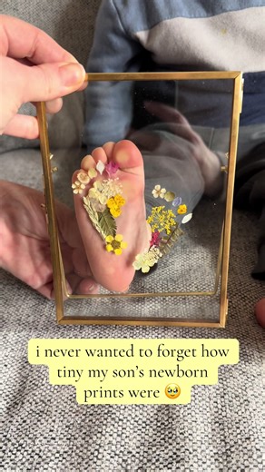 Handmade Baby Keepsakes to Cherish Newborn Prints