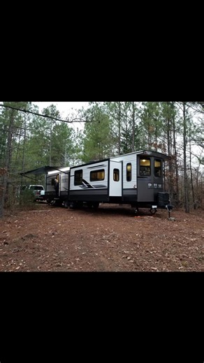 These people originally were only going to use the RV until they were ready to build a house. They didn’t like the steps that came with the camper, so the husband built a small porch. Decided they needed a larger porch and now they say they don't need to build a house. Thoughts?