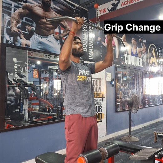 Today will do Lat pull Down variation exercise