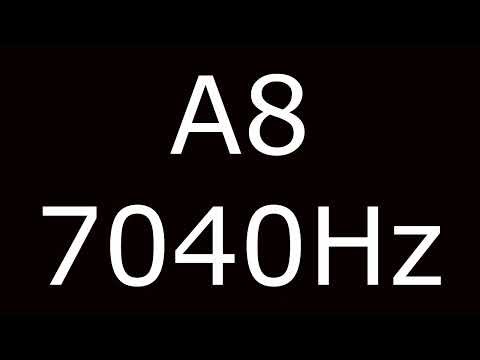 A8 Note Frequency Test