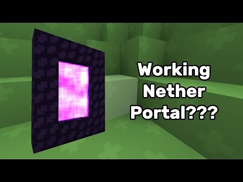 How to Make a WORKING Nether Portal in Bloxd.io!