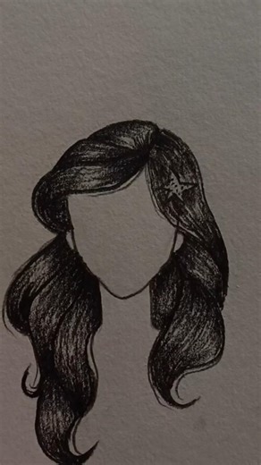 How to draw hair (Ariel) ✨#drawing #art #tutorial #howtodraw #sketch #shorts