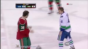 2010 HockeyFight on this day: VCR • Alexandre Bolduc 🆚 John Scott • MIN catch the whole thing on hockeyfights.com/fights/91162 • #canucks #wild #nhl #HFonthisday | hockeyfights.com