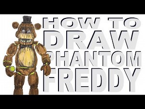 How to draw Phantom Freddy (FNaF)