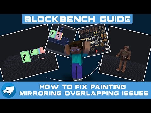 Blockbench Guide for those who wont watch a guide - How to fix painting mirroring overlapping issues