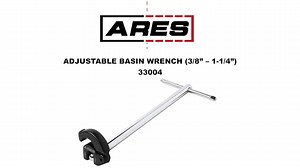 Watch ARES 33004 - Adjustable Basin Wrench on Amazon Live