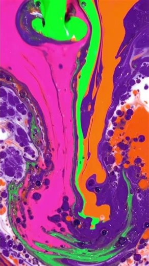 4K Satisfying Dripping Paint | Hypnotic Liquid Art Flow for Relaxation & Stress Relief 😮‍💨
