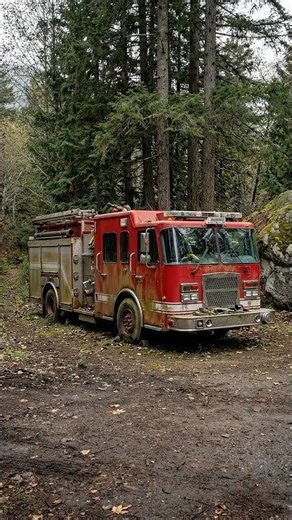 Abandoned Fire Truck Turned Into a Luxury Mountain Lodge